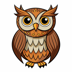 owl vector and illustration