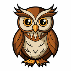 owl vector and illustration