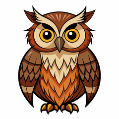 owl vector and illustration