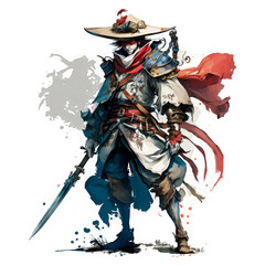 A musketeer design in okami style