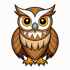 owl vector and illustration