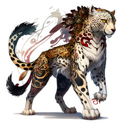 A jaguar design in okami style