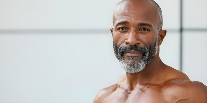 Inspiring Wellness Blogs by a Middle-Aged Black Bodybuilder Advocating for Fitness and Health. Concept Wellness Tips, Fitness Motivation, Health Advocacy, Bodybuilding Lifestyle, Wellness Community