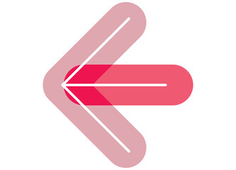 Abstract arrow in pink colors. Vector pattern. Pointer. Modern vector background. Design element