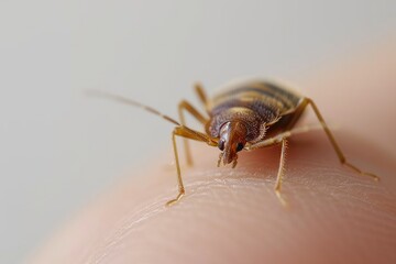 Extreme Close-Up of Bed Bug Bite Mark
