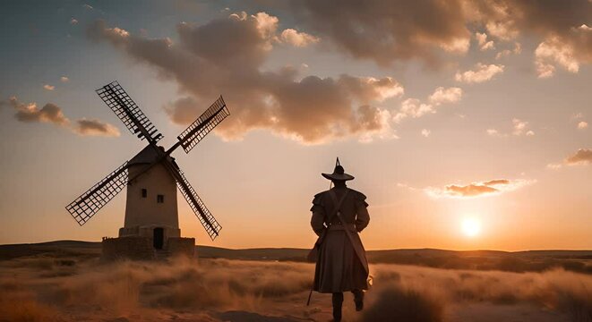 Don Quixote in Spain.