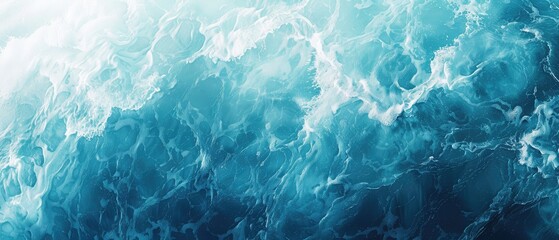 Fototapeta premium blue and white water wave web banner graphic resource as background for ocean wave abstract ideal for ocean-themed and nautical designs