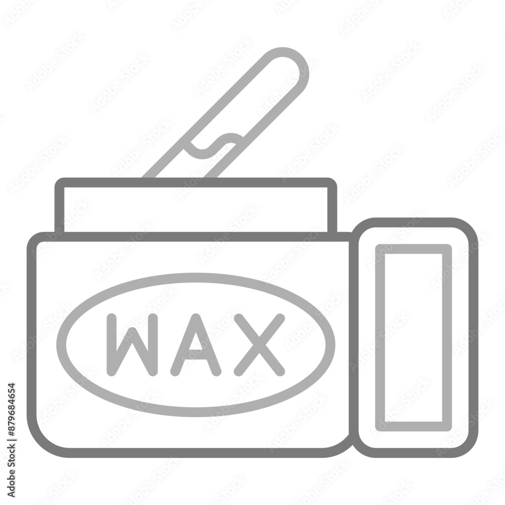 Sticker waxing icon