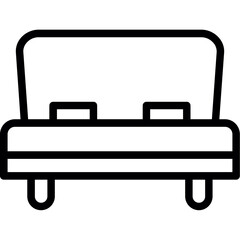 Double Bed Icon