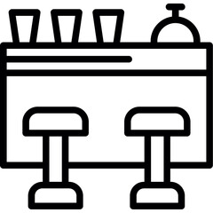 Bar Counter Icon