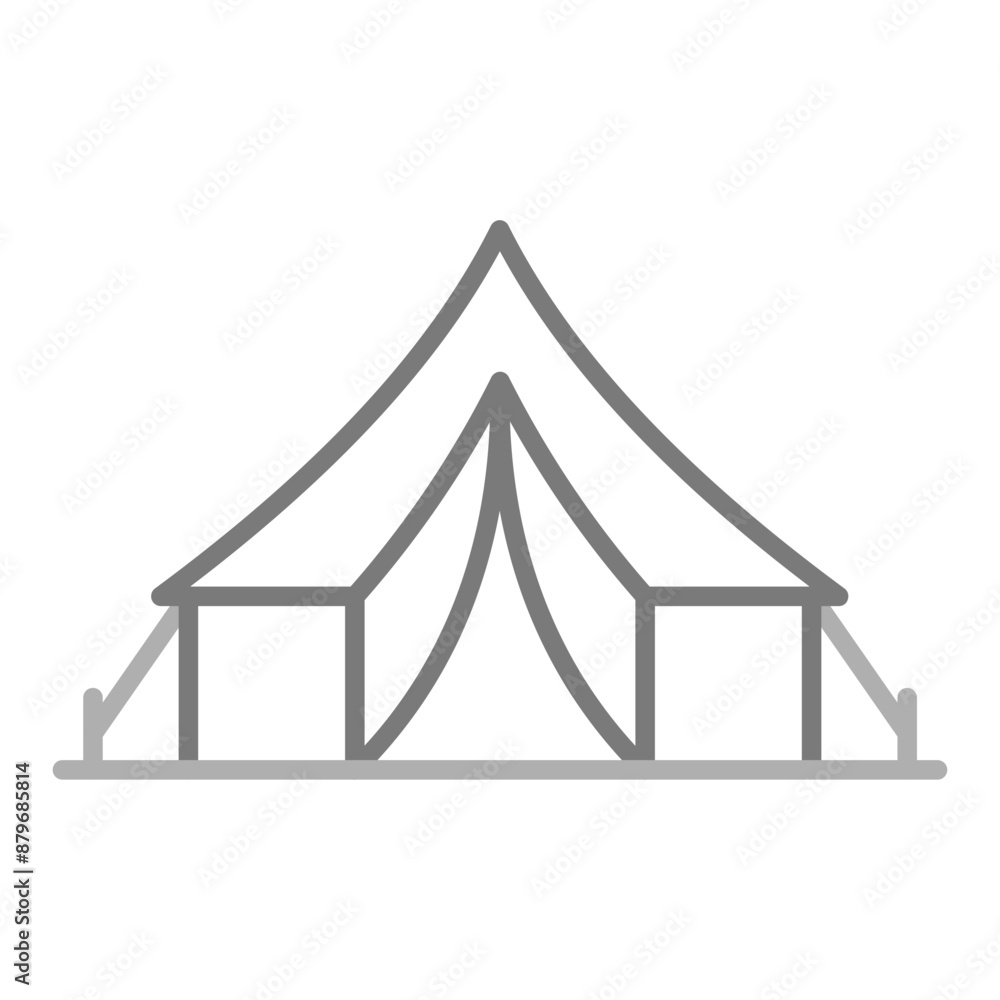 Wall mural Tent Icon