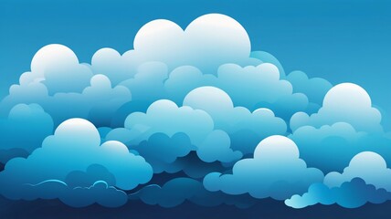 flat cloud and sky background