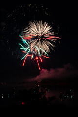  Beautiful fireworks in the night sky #79