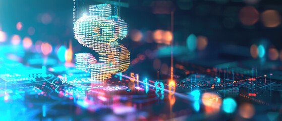 finance and money technology background concept of business prosperity and asset management