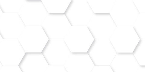Abstract background with hexagon, modern abstract vector polygonal pattern. Futuristic abstract honeycomb technology white background. Luxury white hexagon pattern.