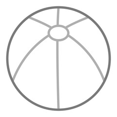 Naklejka premium Beach ball Icon