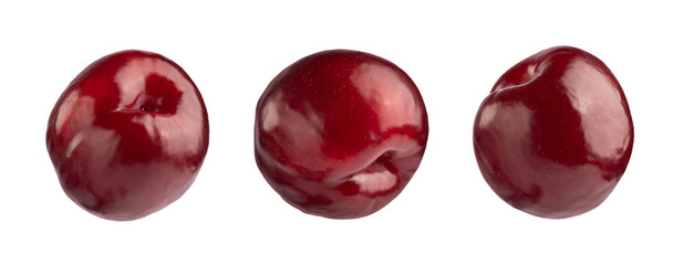 red plum isolated  png