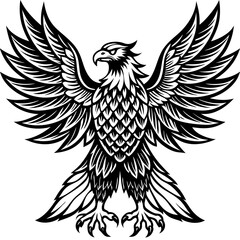 Majestic Eagle Clean Design (1) Vector Design and illustration