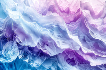 Fototapeta premium An abstract image with shades of white blue and purple