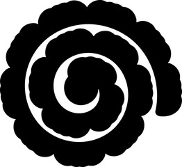 Rolled Flower Template 3D Flower