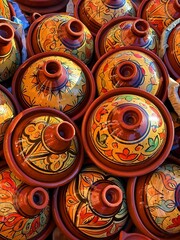clay ceramic pots Mediterranean moroccan