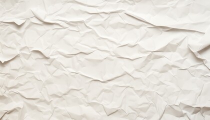 Obraz premium white crumpled paper texture