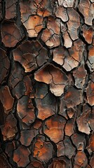 Pine Tree Bark Texture Background, 4K hyperrealistic photo