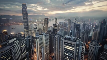 Obraz premium Urban Elegance: Timeless Luxury Watch in City Time-lapse