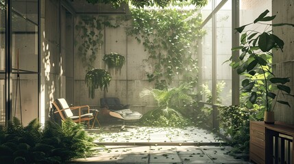 Obraz premium Metabolism Architecture. AI generated art illustration.