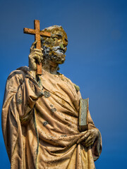 Saint Nazaire Statue in Sarroux-St Julien, France