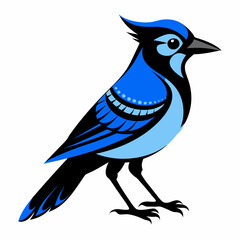Black Blue Jay silhouette