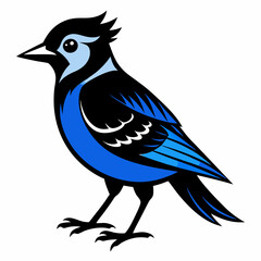 Black Blue Jay silhouette