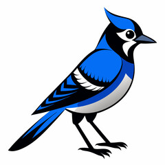 Black Blue Jay silhouette