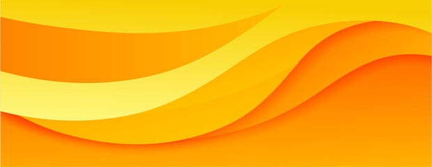 Abstract colorful orange curve background