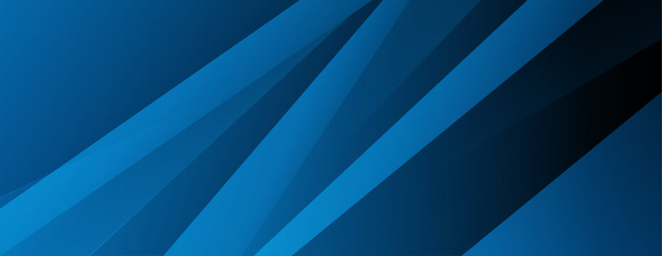 Modern blue abstract web banner background creative design