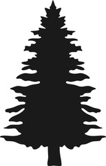 Forest Tree - Silhouette Graphic  