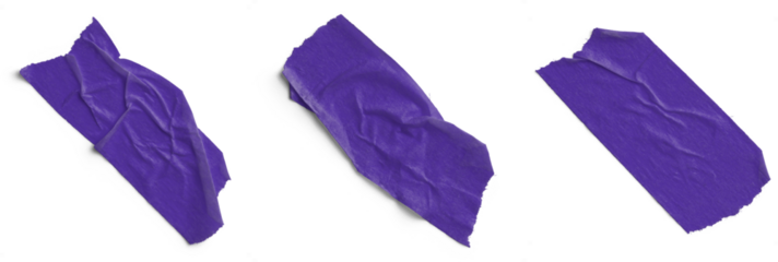 Purple Wrinkled Masking Tape