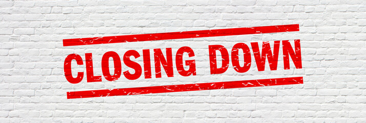 Closing down