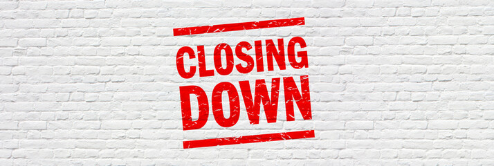 Closing down