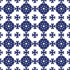 Blue graphic seamless pattern background on white background can be used in fabric design. Patterns of clothes and household item.