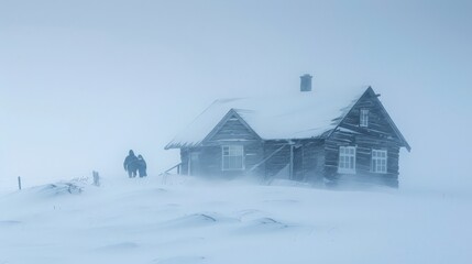 A blizzard strands a couple in a remote cabin, their survival skills and relationship tested by the storm.