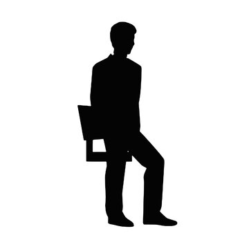 recommend clip art: business man  silhouette
