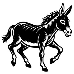 Horse  silhouette  vector  illustration  