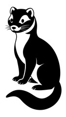 Illustration of black Cat silhouette vector