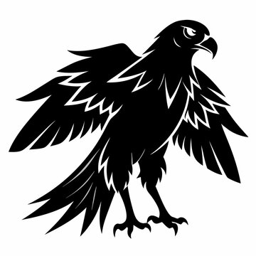 recommend clip art: Harrier Black silhouette