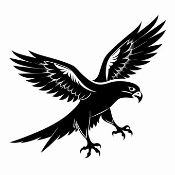 recommend clip art: Harrier Black silhouette