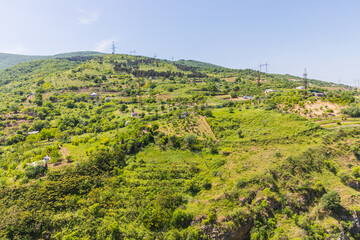 Naryn-Kala Fortress - famous ancient stone citadel, UNESCO protected site in Derbent, Russia