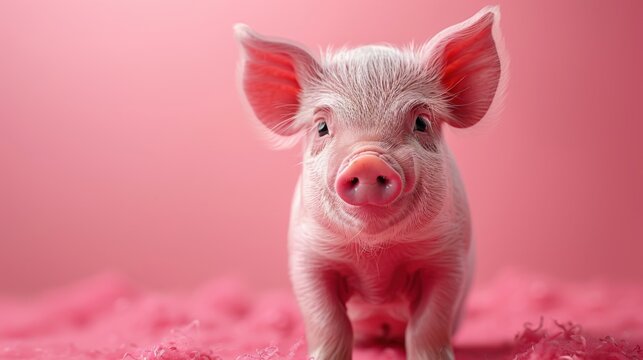Cute pig