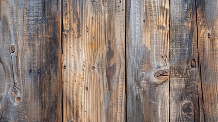 Fototapeta premium Barn wood background with knots and grain patterns for a rustic feel