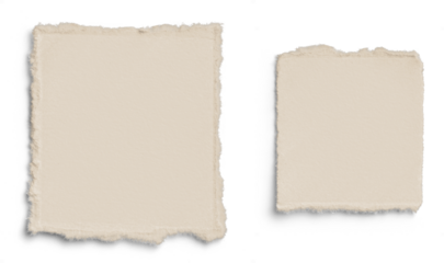 Vintage Deckled Edge Square Paper